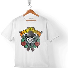 Kendim Seçtim Guns N And Roses Gun Gül ve Kan Tabanca 2 Çocuk T-Shirt