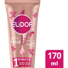 Elidor 1 Minute Onarıcı Süper Saç Bakım Kremi Güçlü ve Parlak 170 ml