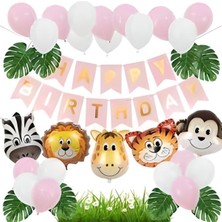 Çıtı Pıtı Store Safari Parti Mutlu Doğum Günü Afiş Dekorasyon