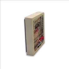 Sadrazam Italya Görseli Baskılı Doğaltaş  MAGNET(KRG-046)
