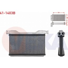 Veka Bmw 5 Serısı (F10) 520D - 520I - 525D - 530D 2010 - Kalorifer Radyatörü Brazıng 9163330|64119163330