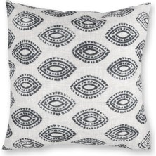 The Mia Gri Desenli Kırlent 45X45CM