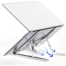 Enfein Taşınabilir Katlanabilir Folding Alüminyum Kademeli Dizüstü Notebook Macbook Uyumlu Laptop Standı