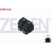 Zegen Dacıa Duster - Sandero Iı 2010 - Cam Açma Anahtarı Çiftli 254118032R