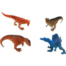 PopŞeker Oyuncak 8 Figürlü Mini Dinozorlar Oyuncak Seti