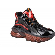 Guja 22K314-2 Siyah-Turuncu Kadın Sneakers