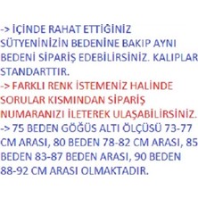 4’lü Günlük 75-80-85-90 Beden Dolgusuz/Desteksiz Balenli Kadın Sütyen