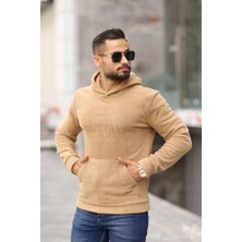 Akçaylar Kapşonlu Regular Fit Polar Erkek Sweatshirt