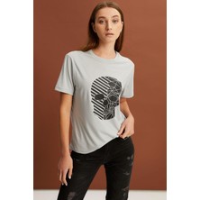 Alexander Gardi Baskılı Basic T-Shirt (B22-385A)