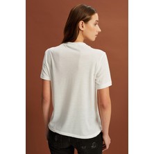 Alexander Gardi Baskılı Basic T-Shirt (B22-385A)
