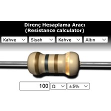 OEM 100 R (Ohm) Direnç 1/4 Watt