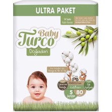 Baby Turco Bebek Bezi Doğadan Beden:5 Junior 12-25 kg 320'li