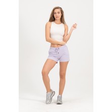 Rich Kadın Lila Şort Mini Spor Şort