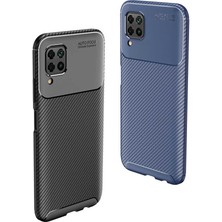 Kip GSM Huawei P40 Lite Kılıf Karbon Desenli Yüksek Kalite Negro Silikon Kapak