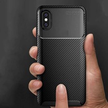 Kip GSM Xiaomi Mi 8 Pro Kılıf Karbon Desenli Yüksek Kalite Negro Silikon Kapak