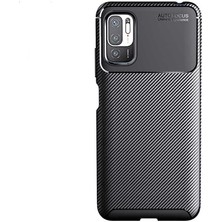 Kip GSM Xiaomi Poco M3 Pro Kılıf Karbon Desenli Yüksek Kalite Negro Silikon Kapak