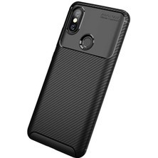 Kip GSM Xiaom Redmi Note 5 Pro Kılıf Karbon Desenli Yüksek Kalite Negro Silikon Kapak