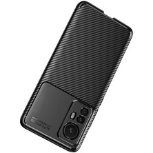 Kip GSM Xiaomi Mi 12 Kılıf Karbon Desenli Yüksek Kalite Negro Silikon Kapak