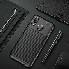 Kip GSM Galaxy A10S Kılıf Karbon Desenli Yüksek Kalite Negro Silikon Kapak