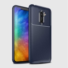 Kip GSM Xiaomi Pocophone F1 Kılıf Karbon Desenli Yüksek Kalite Negro Silikon Kapak