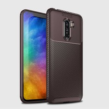 Kip GSM Xiaomi Pocophone F1 Kılıf Karbon Desenli Yüksek Kalite Negro Silikon Kapak