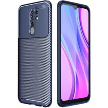 Kip GSM Xiaomi Redmi 9 Kılıf Karbon Desenli Yüksek Kalite Negro Silikon Kapak