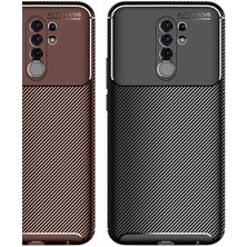 Kip GSM Xiaomi Redmi 9 Kılıf Karbon Desenli Yüksek Kalite Negro Silikon Kapak