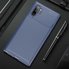 Kip GSM Galaxy Note 10 Plus Kılıf Karbon Desenli Yüksek Kalite Negro Silikon Kapak