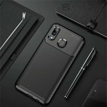 Kip GSM Galaxy A30 Kılıf Karbon Desenli Yüksek Kalite Negro Silikon Kapak