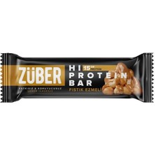Züber Fıstık Ezmeli Yüksek Protein Bar 12 x 45 gr