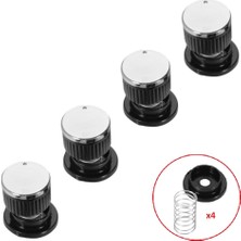 Parmis Gl General Düğme 4 Lü Takımı Ankastre Set Üstü Ocak Düğmesi - Siyah (Yaylı) Görselle Eşleştiriniz