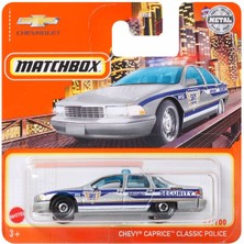 Matchbox Tekli Arabalar Chevy Capricre Classic Police HFR77