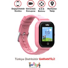 Wiky Watch 4s Görüntülü Akıllı Çoçuk Saati Pembe