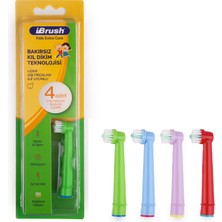 ibrush Kids Extra Care Çocuk Diş Fırçası Yedek Başlığı 4 Adet