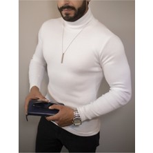 Butik Şımarık Erkek Kaskorse Balıkçı Yaka Kazak Standart Beden Sml Uyumlu