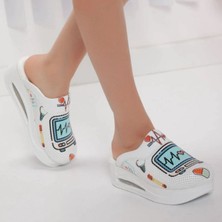 Zenith Sabo Ortopedik Terlik Doktor ve Hemşire Terliği Ekg Desenli