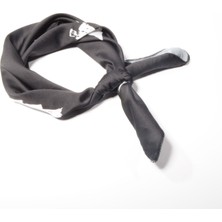 Tedz Collection Paredora Ağaç Figürlü Siyah   Fular