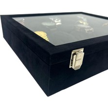 Dijital Çarşı Richbox 20'li Saat Kutusu Süet Siyah