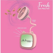 House Pratik Fresh Işıklı Masa Fanı