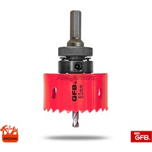 Gfb Bi Metal Panç Metal Testere 76 mm + Hex Düz Girişli Adaptör