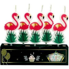 Çıtı Pıtı Store 5'li Flamingo Pasta Mum