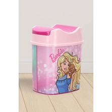 Tuffex Lisanslı Yutan Kapaklı Çocuk Çöp Kovası 5,5 Lt - Barbie