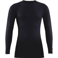 Blackspade Uzun Kol Thermal Unisex Siyah 9259 Kadın İçlik Üstü Yüksek Termal İzolasyon