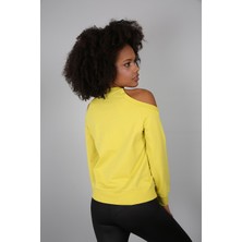 Banada Moda Baskılı Omuz Detaylı Sweatshirt