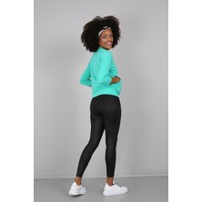 Banada Moda Baskılı Kanguru Cepli Yarım Kollu Sweatshirt