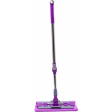 Yer Mopu Fayans Duvar Yüzey Temizlik Mikrofiber Mop Mor Renk