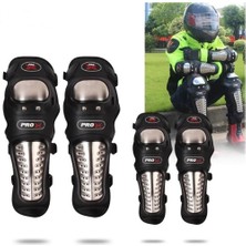 Ebakbak Europe Standart Titanyum Lüx Mafsallı Motor Dizlik Dirseklik Set Rahat Motorsiklet Bacak Kol Koruma Knee Pad
