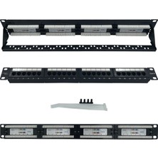 24PORT Cat6 Utp Modüler Dolu Patch Panel