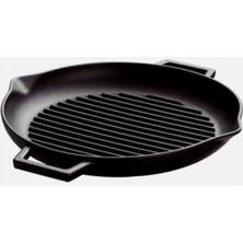Lava Döküm Izgara Tava 30 cm Emaye Kaplama ile Şık Tasarım ve Kolay Temizlik