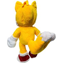 PopŞeker Sonic The Hedgehog Tails Peluş 35CM. Sonic Oyuncak Peluş